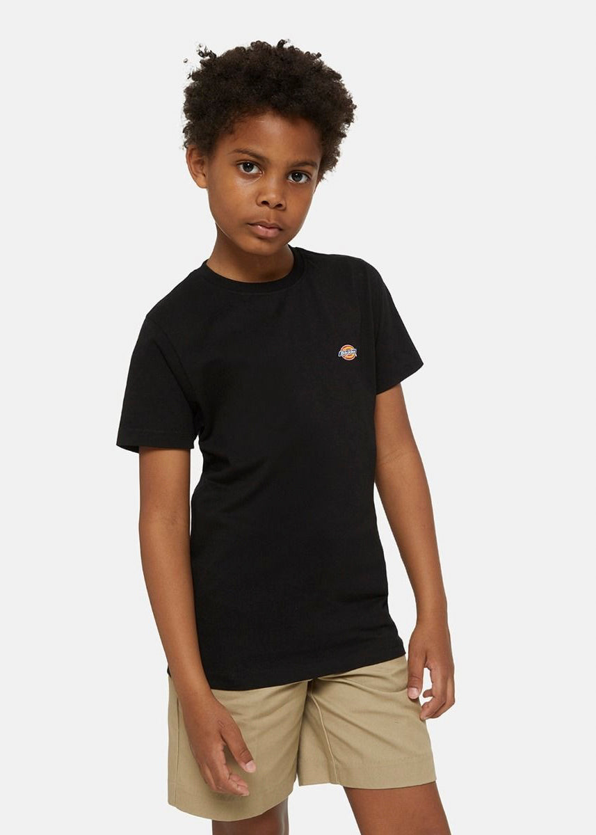 Dickies Kids T-shirt Nera con Micro Logo per Bambini