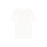 Elisabetta Franchi La Mia Bambina T-shirt Avorio con Logo per Neonate