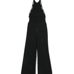 Twinset Kids Tuta in Maglia con Logo Jacquard (fronte)