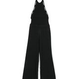 Twinset Kids Tuta in Maglia con Logo Jacquard (fronte)