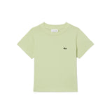 Lacoste Kids T-Shirt Verde con Ricamo Logo Unisex