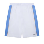 Gcds Kids Bermuda Bianco e Blu con Logo per Bambini