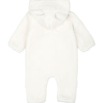 Moschino Kids Eschimo Panna con Teddy Bear Per Neonati (retro)