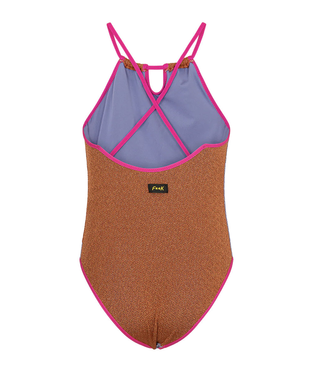 F**K Kids Costume Intero Multicolor per Bambine