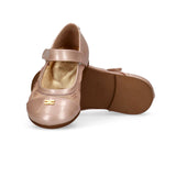 Elisabetta Franchi La Mia Bambina Ballerina Rosa con Ricamo Logo per Neonate