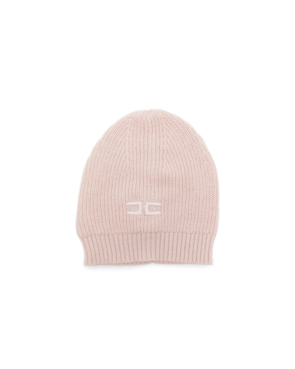 Elisabetta Franchi La Mia Bambina Cappello Rosa con Logo per Neonate