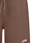 MSGM Kids Bermuda Marrone con Logo per Bambini (dettaglio)