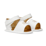 Elisabetta Franchi La Mia Bambina Bianco/Oro con Logo per Neonate