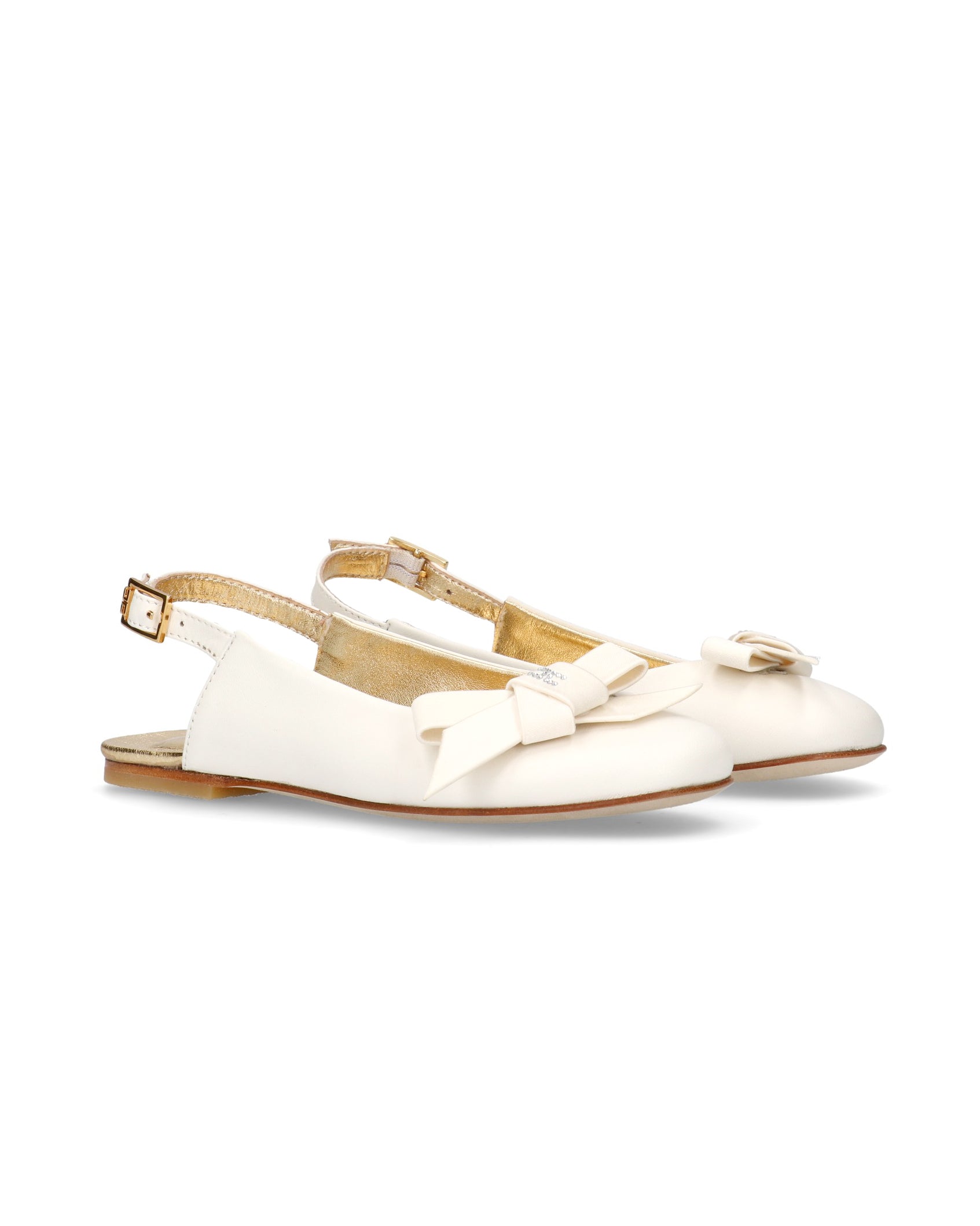 Elisabetta Franchi La Mia Bambina Ballerina Burro con Fiocco per Bambina