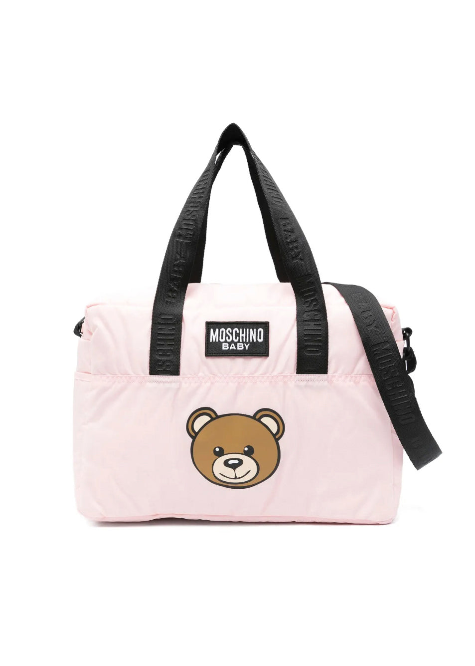 Moschino Kids Borsa Mamma Rosa con Teddy