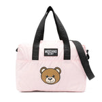 Moschino Kids Borsa Mamma Rosa con Teddy