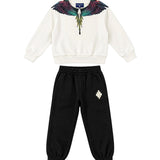 Marcelo Burlon County of Milan Kids Set Felpa+Pantalone per Neonati