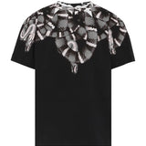 Marcelo Burlon County of Milan Kids T-Shirt Snake Nera per Bambini