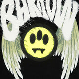 Barrow Kids Black Logo Print Hoodie for Kids