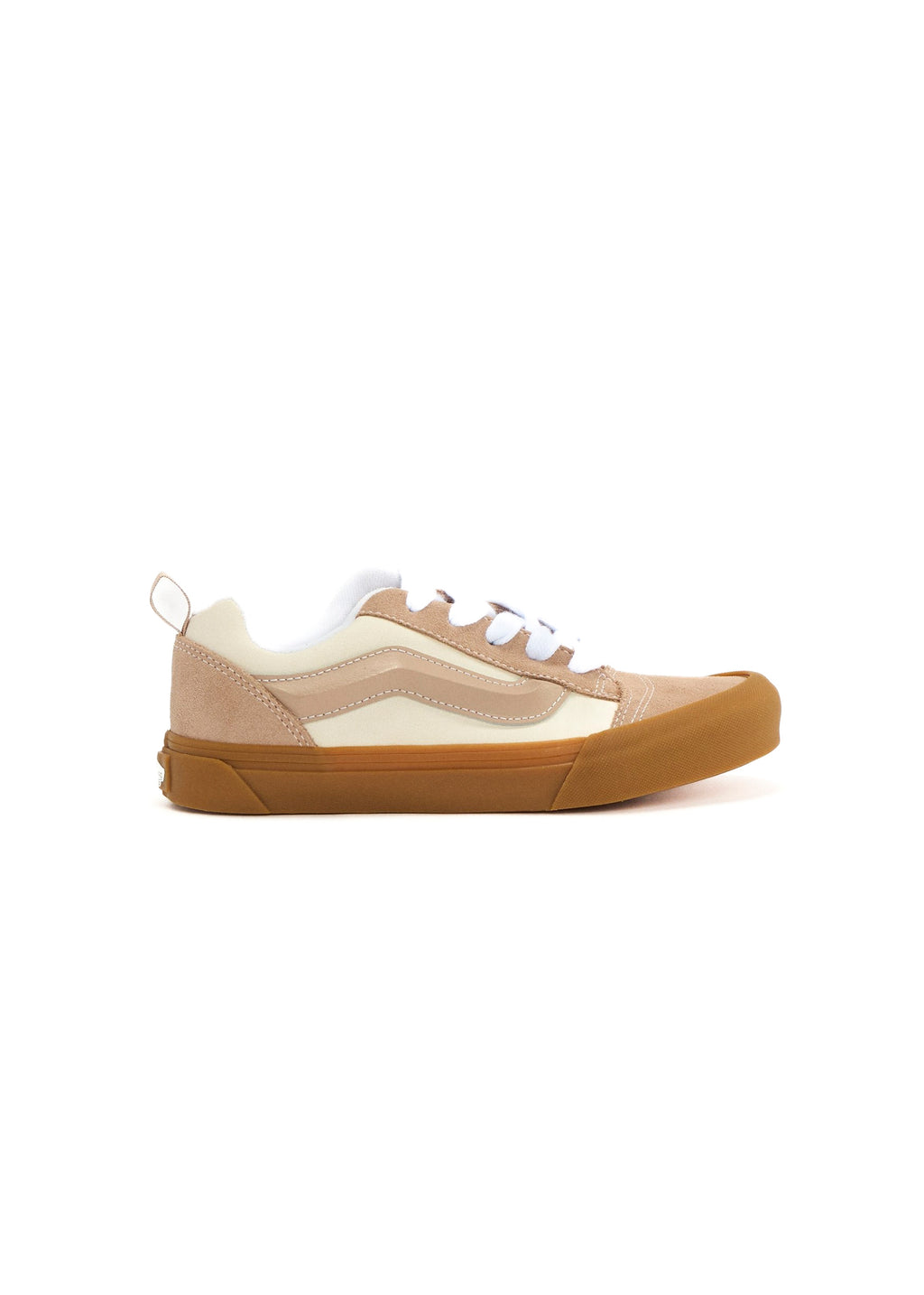 Vans Kids Knu Skool Beige/Marroni per Bambini