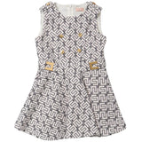 Elisabetta Franchi La Mia Bambina Abito Milk All-Over per Bambine
