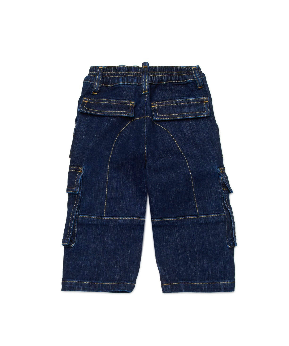 Dsquared Kids Pantaloni Denim Cargo ICON per Neonati