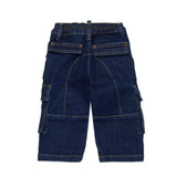 Dsquared Kids Pantaloni Denim Cargo ICON per Neonati