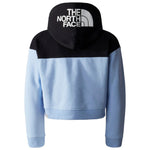 The North Face Kids Felpa Nera/Celeste con Logo per Bambini