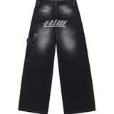 ART SUPER MONEY Kids Jeans Carpenter Gamba Larga per Bambini