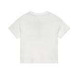 Palm Angels Kids T-Shirt Bianco con Stampa Orsetto per Bambini