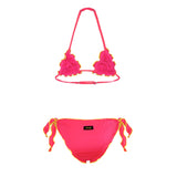 Effek Costume Bikini Fucsia Fluo per Bambine