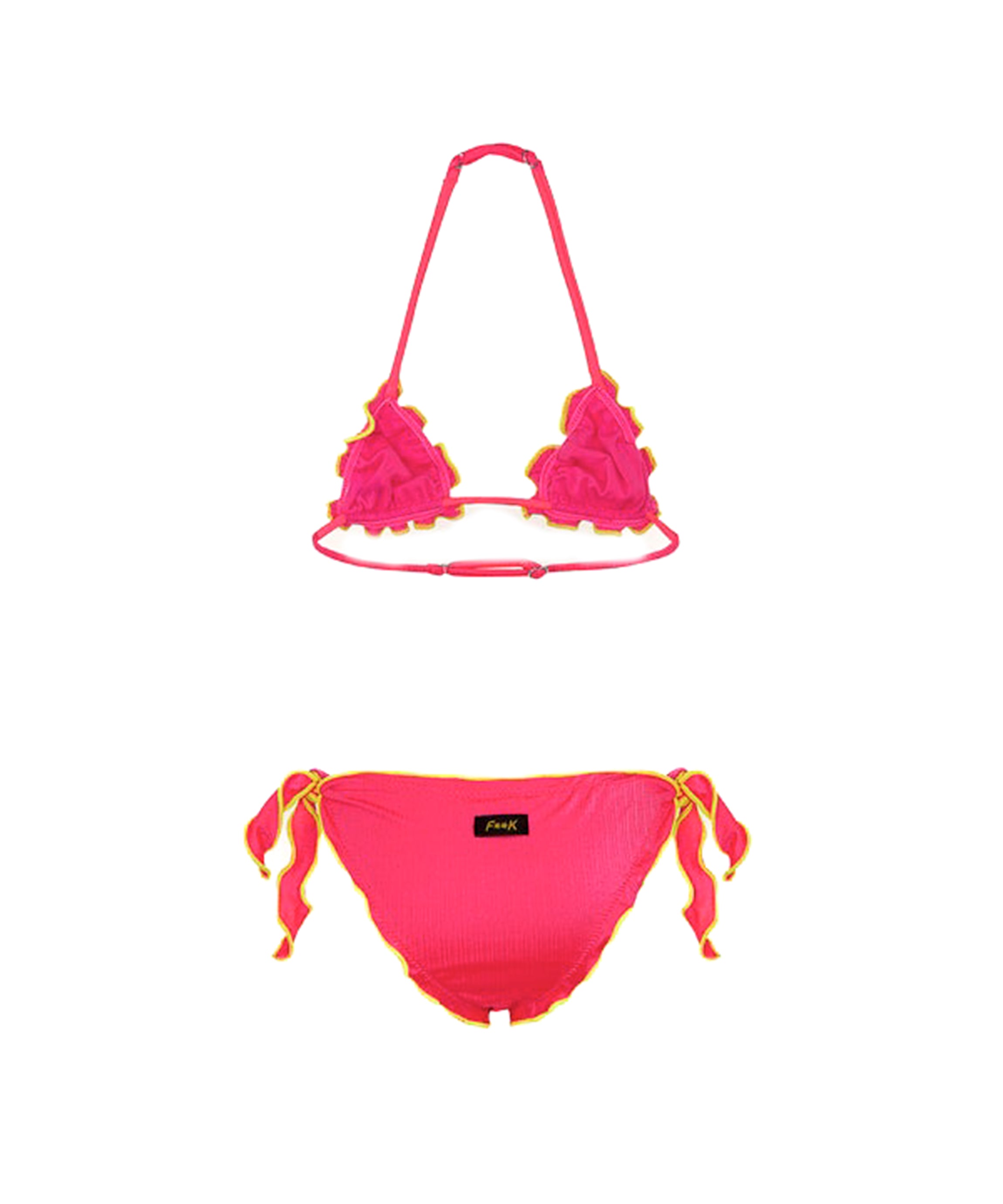 Effek Costume Bikini Fucsia Fluo per Bambine