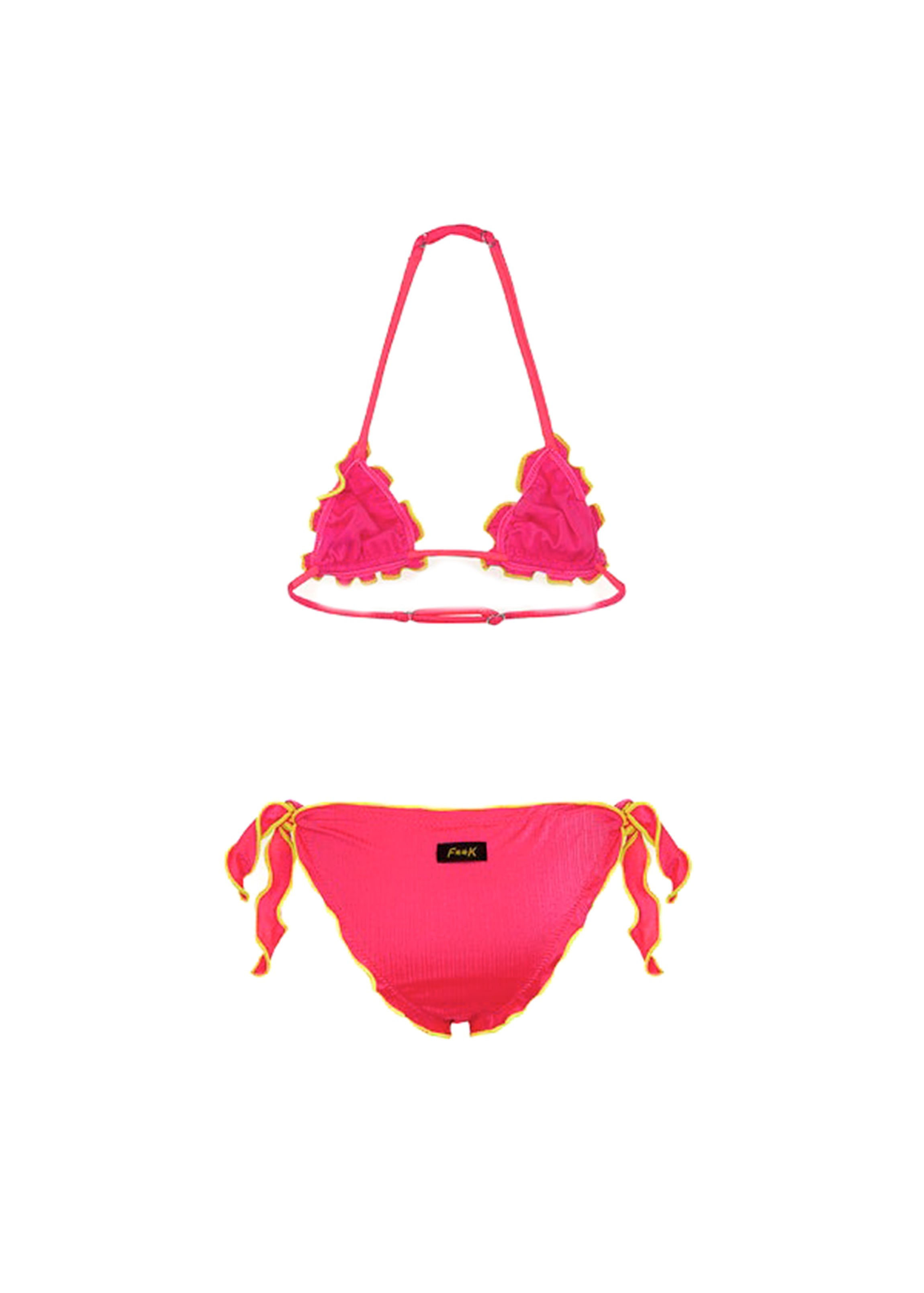 Effek Costume Bikini Fucsia Fluo per Bambine