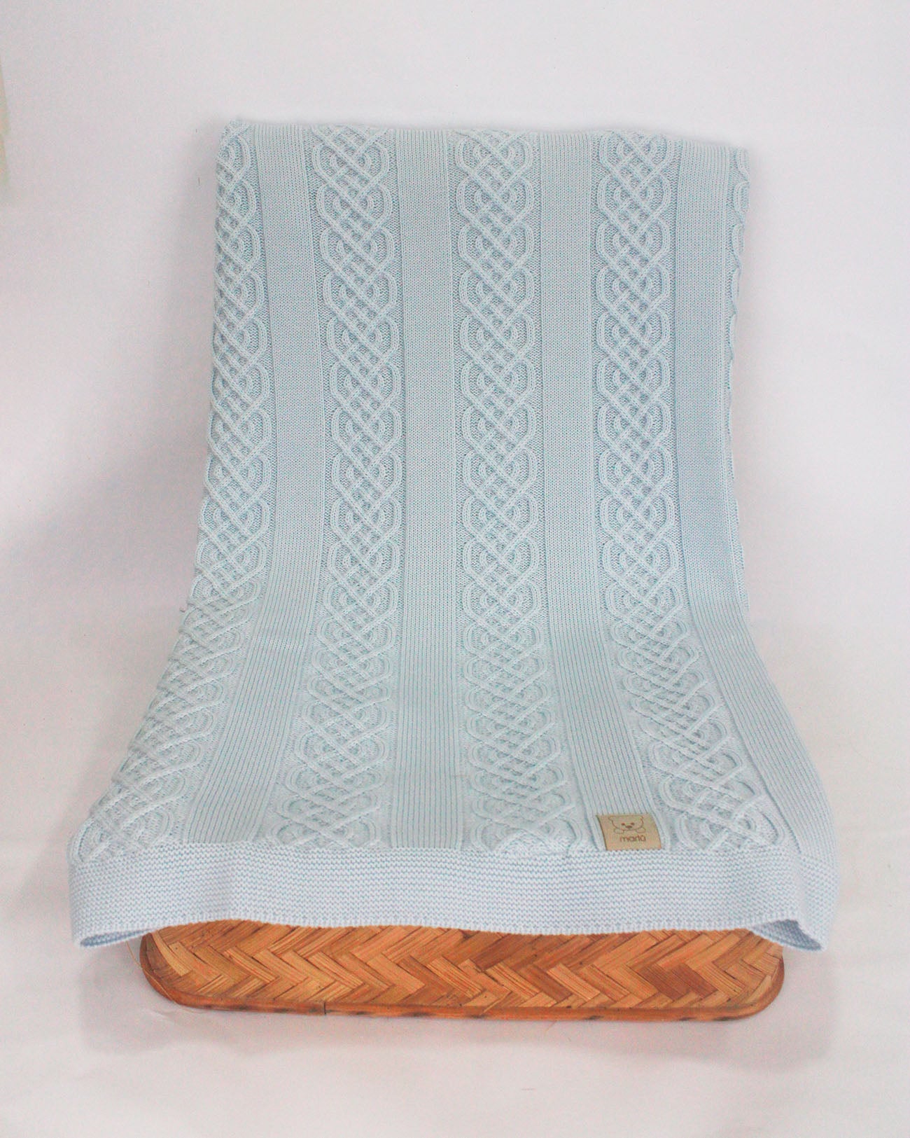 Marlù Coperta Cielo con Ricamo per neonati