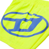 Diesel Kids Costume Boxer Giallo Fluo con Oval D per Neonati
