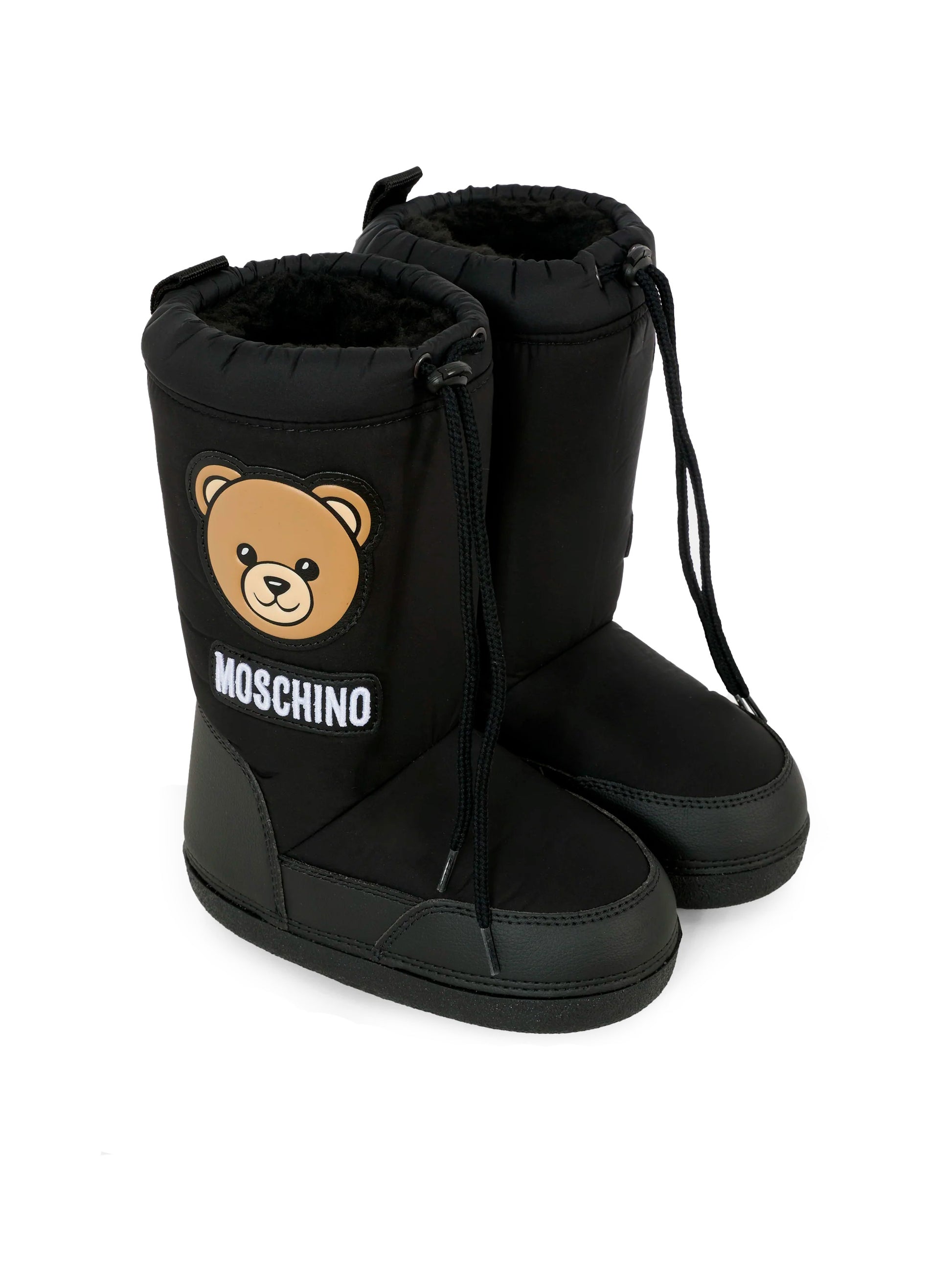 Moschino Kids Stivali Invernali con Logo Teddy per Bambine