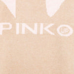 Pinko Kids Maglione Cammello con Logo per Bambine (dettaglio)