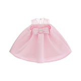 Blumarine Kids Abito Rosa con Maxi Fiocco per Neonate