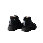 Elisabetta Franchi La Mia Bambina Stivale Nero con Logo All-Over per Neonate