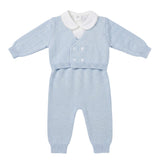 Marlù Completo 3pz+Cappello+Scarpina+Coperta Cielo e Noca per Neonati