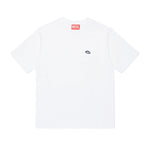 Diesel Kids T-shirt Bianca con Micro Oval D per Bambini