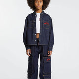 Dsquared Kids Camicia Denim ICON per Bambini