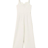 Twinset Kids Tuta Off-White Doppiopetto per Bambine