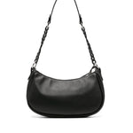 Msgm Kids Borsa a Spalla Nera con Catena (retro)