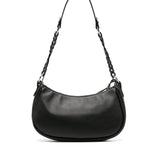 Msgm Kids Borsa a Spalla Nera con Catena (retro)