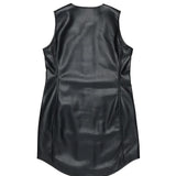 Diesel Kids Abito in Pelle con Logo per Bambine