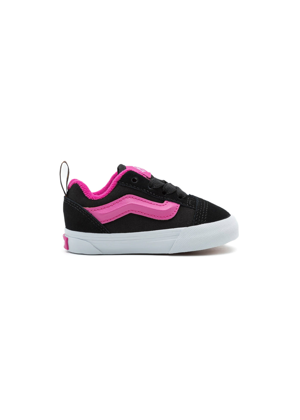 Vans Kids Knu Skool Nero/Fucsia per Neonate