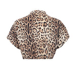 4Giveness Kids Camicia Copricostume Leopardata per Bambine