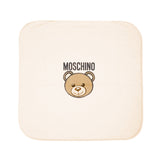 Moschino Kids Coperta Beige con Teddy Bear per Neonati