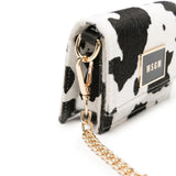 MSGM Kids Borsa in Pelle Fantasia Pony con Targa Logo per Bambine