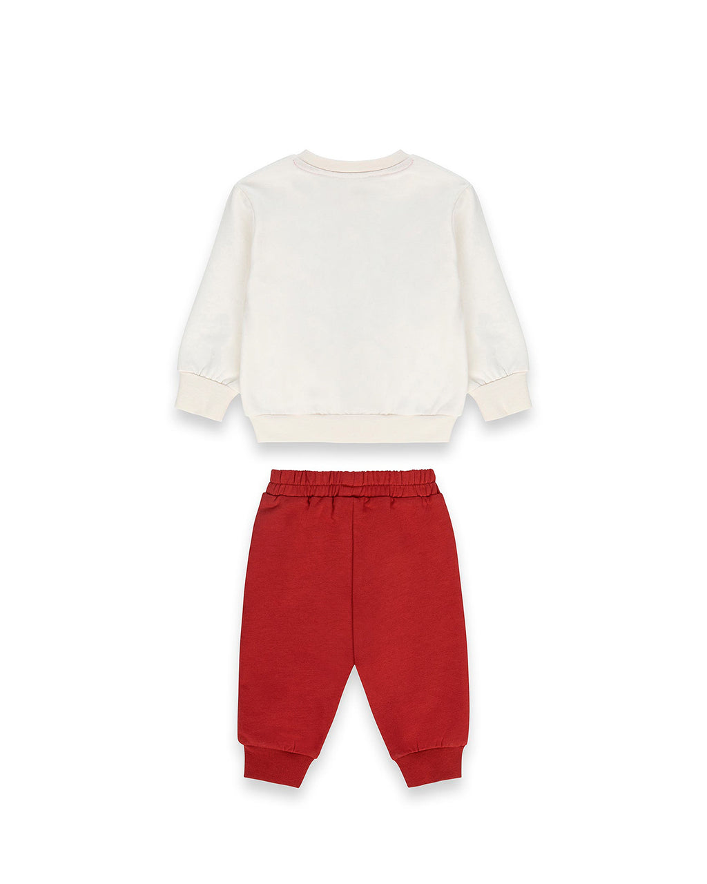 Iceberg Kids Completo di Tuta Bianco/Rosso con Stampa Logo  per Neonati