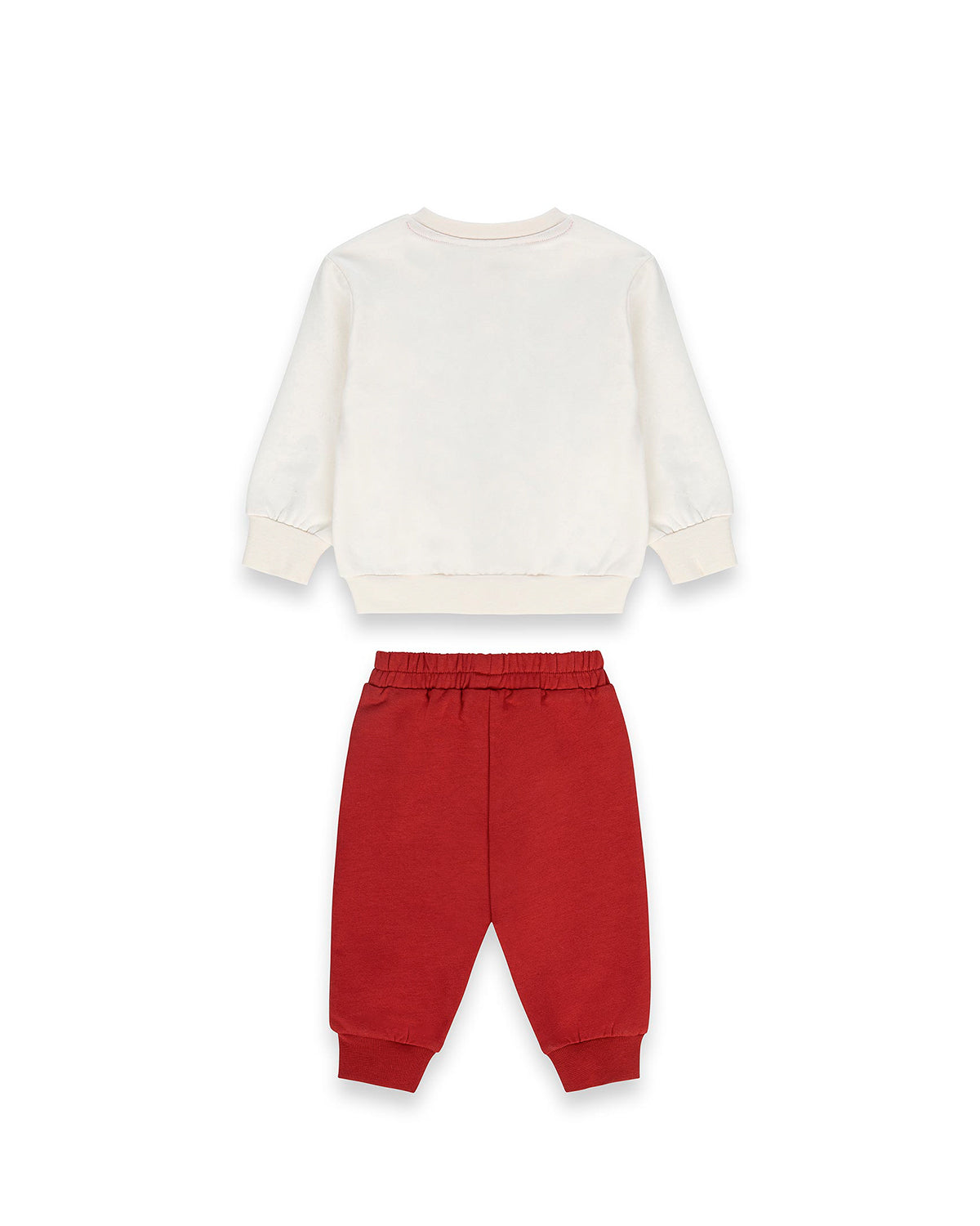 Iceberg Kids Completo di Tuta Bianco/Rosso con Stampa Logo  per Neonati