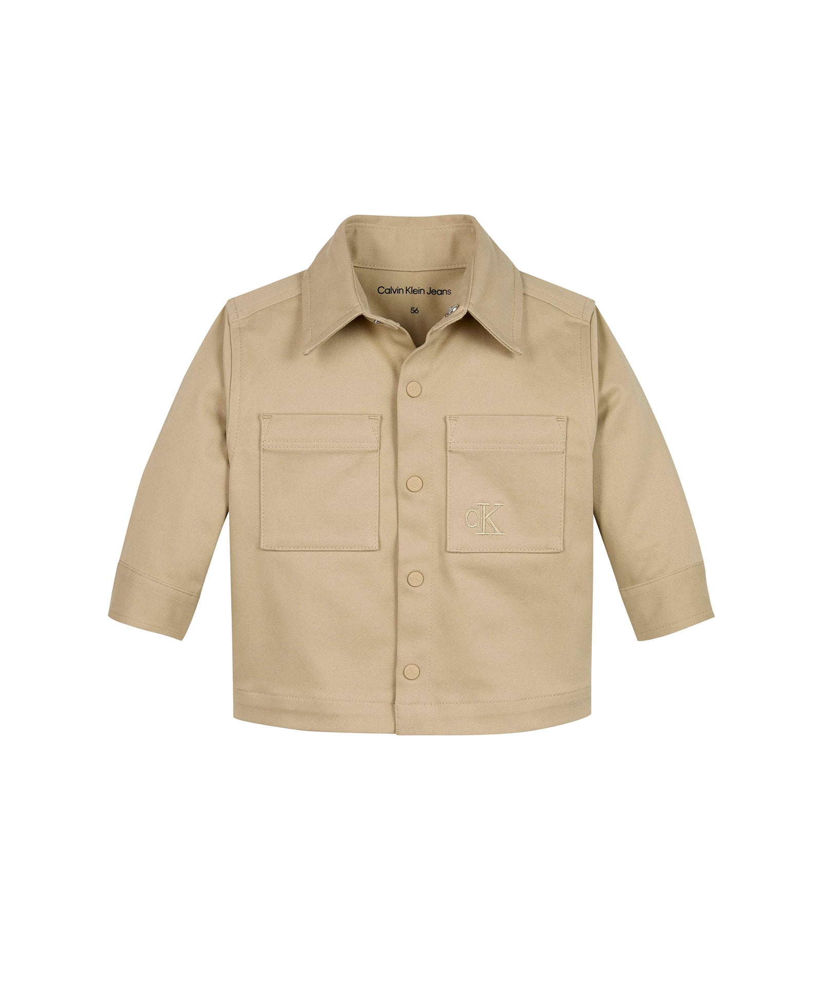 Calvin Klein Kids Camicia Beige per Neonati