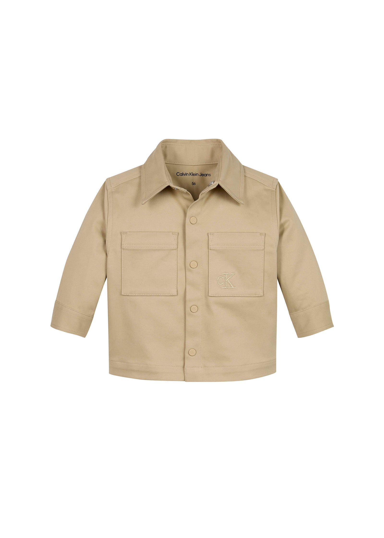 Calvin Klein Kids Camicia Beige per Neonati