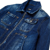 Dsquared2 Kids Giacca in Denim Blu per Bambini
